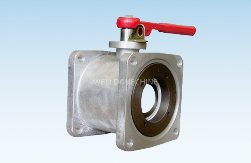 Square Straight Ball Valve