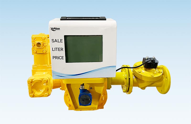 WDTCS-50 Positive Displacement Flow Meter With Pulser