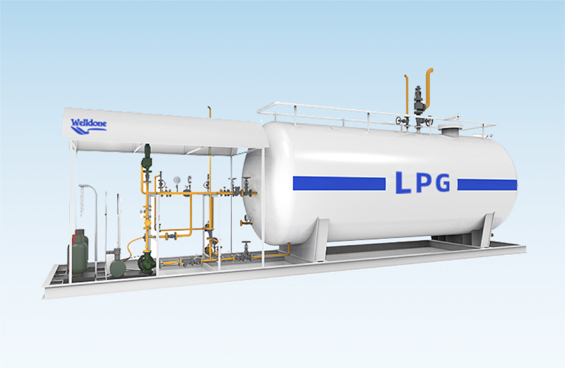 How often should an LPG dispenser be maintained?