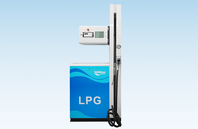 What are the power requirements for an LPG dispenser?