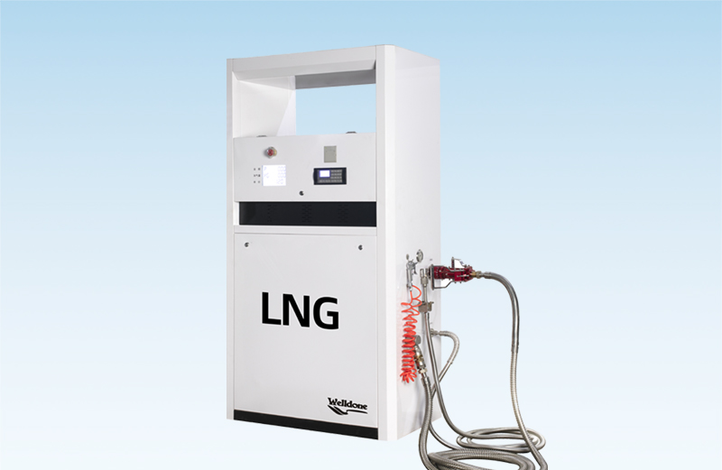 What pressure levels do LNG dispensers operate at?